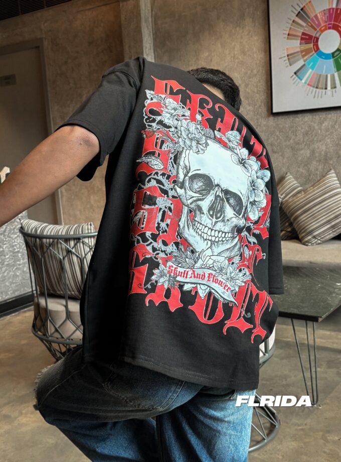 Skull And Flower | Tee 55