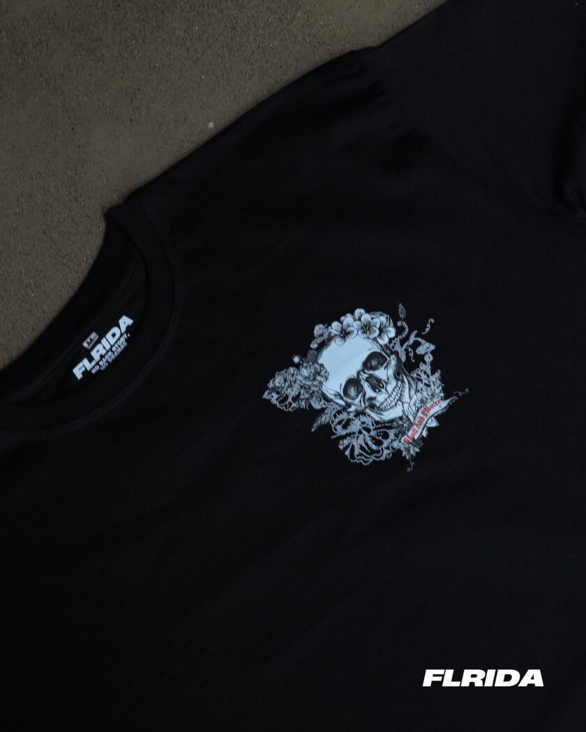 Skull And Flower | Tee 55 - Image 8
